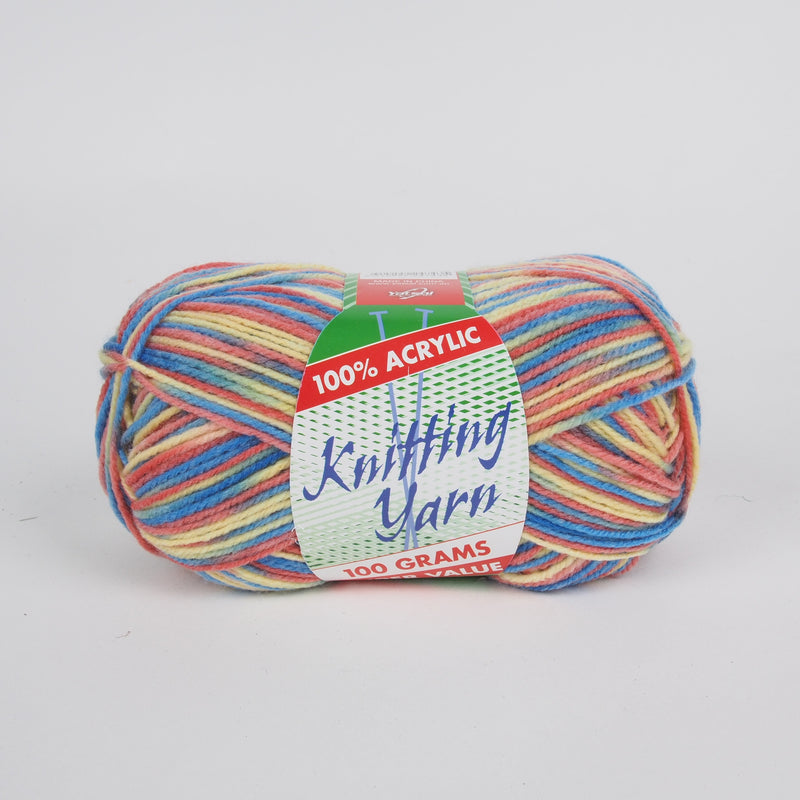 Yatsal Knitting Yarn 8 ply 100g - Multicolour - Oz Yarn